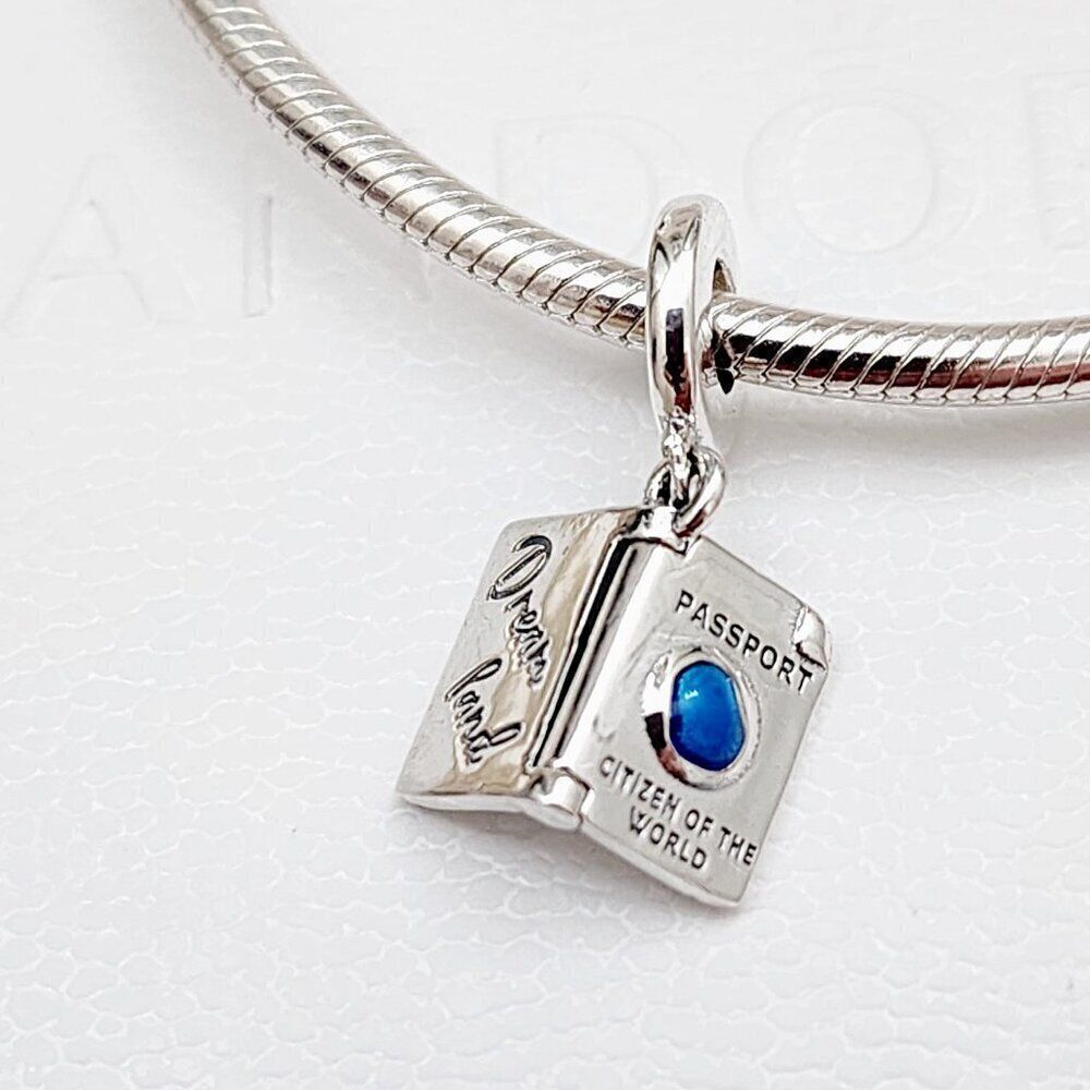Pandora Passport Dangle Charm with Pouch New